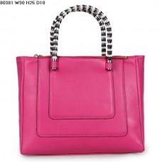 Bvlgari New Hand Carry Serpenti Ferrari Leather Bag Fuschia 80381 Bvlgari New Hand Carry Serpenti Ferrari Leather Bag Fuschia 80381