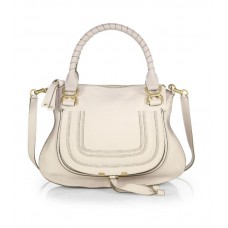 Chloe Marcie Medium Satchel White Chloe Marcie Medium Satchel White