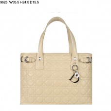 Dior Panarea Medium Shoulder Bag Apricot Lambskin Leather (Golden Hardware) 9625