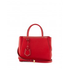 Fendi 2Jours Mini Shopping Tote Red