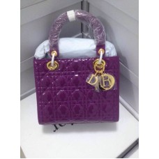 Replica Dior Lady Default Snakeskin Purple Handbag