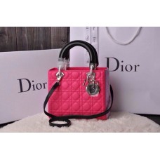 Imitation AAA Dior Lady Lambskin Red Bag