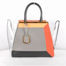 Fendi 2Jours Grey Transparent PVC Bag Fendi 2Jours Grey Transparent PVC Bag