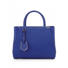 Fendi 2Jours Mini Shopping Tote Cobalt Blue