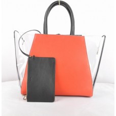 Fendi 2Jours Black Transparent PVC Bag