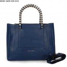 Bvlgari New Hand Carry Serpenti Ferrari Leather Bag Sapphire Blue 80381 Bvlgari New Hand Carry Serpenti Ferrari Leather Bag Sapphire Blue 80381
