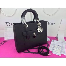 Replica Dior Lady Default Genuine Leather Black Handbag
