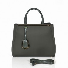 Fendi 2Jours Green Canvas Top-handle Bag Fendi 2Jours Green Canvas Top-handle Bag