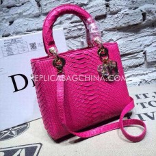 Replica Dior Lady Default Handbag Snakeskin