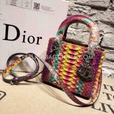 Replica Dior Lady Totes Calfskin Purple Bag