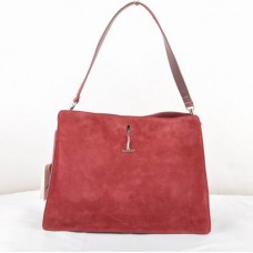 Celine EDGE Suede Leather Bag Dark Red 309 Celine EDGE Suede Leather Bag Dark Red 309