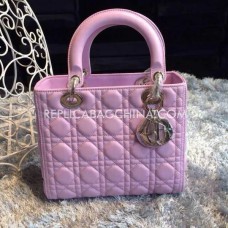 Imitation Dior Lady Default Pink Handbag