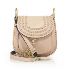 Chloe Hudson Small Studded  &  Braided Leather Shoulder Bag