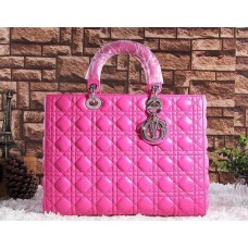 Replica Dior Lady Default Genuine Leather Red Price