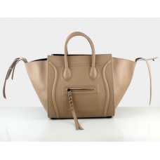 Celine Boston Square Shrimp Pink Calfskin Bags
