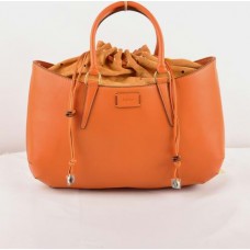 Fendi B Fab Orange Ferrari Leather Large Top-handle Bag