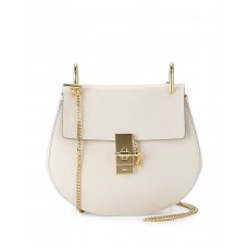 Chloe Drew Small Shoulder Bag Off White
