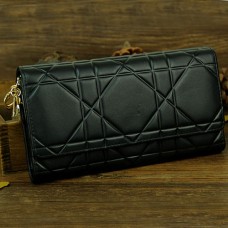 Christian Dior Patent Leather Cannage Continental Wallet 0016 Black Christian Dior Patent Leather Cannage Continental Wallet 0016 Black