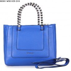Bvlgari New Hand Carry Serpenti Ferrari Leather Bag Blue 80381 Bvlgari New Hand Carry Serpenti Ferrari Leather Bag Blue 80381