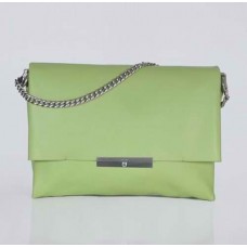 Celine Blade Flap Original Leather Shoulder Bag Light Green 3078A