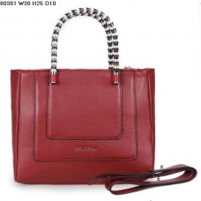 Bvlgari New Hand Carry Serpenti Ferrari Leather Bag Purplish Red 80381 Bvlgari New Hand Carry Serpenti Ferrari Leather Bag Purplish Red 80381