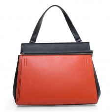 Celine EDGE Original Leather Bag Orange 3405