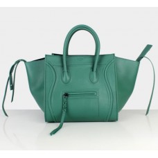Celine Dark Green Boston Cowhide Bags Celine Dark Green Boston Cowhide Bags