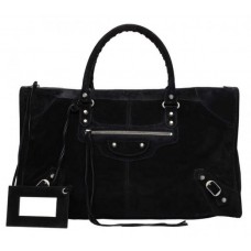 Balenciaga Baby Daim Work Anthracite/Argente