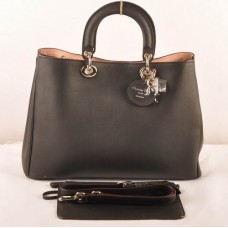 Dior Diorissimo Jumbo Bag Black Original Leather (Golden Hardware) 602
