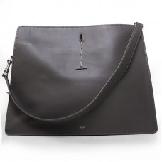 Celine Original Leather Shoulder Bag Grey 3355