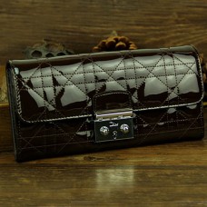 Dior Flap Wallet 9002 Coffee