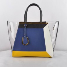 Fendi 2Jours Blue Transparent PVC Bag Fendi 2Jours Blue Transparent PVC Bag