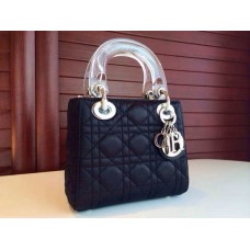 Replica Dior Lady Handbag Leather Black