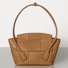 Bottega Veneta Small Arco 33 Bag In Caramel Grained Calfskin Bottega Veneta Small Arco 33 Bag In Caramel Grained Calfskin