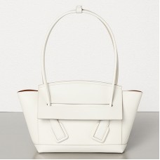 Bottega Veneta Arco 48 Bag In White French Calf