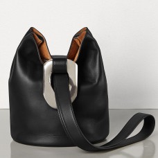 Bottega Veneta Drop Bag In Black Nappa Leather