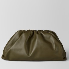 Bottega Veneta The Pouch Clutch In Mustard Calfskin Bottega Veneta The Pouch Clutch In Mustard Calfskin