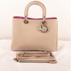 Dior Diorissimo Medium Bag Beige Original Leather (Golden Hardware) 603