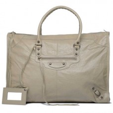 Balenciaga Weekender Latte