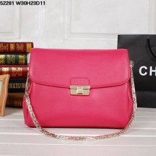 Dior Diorling Bag Peach Calfskin Leather (Golden Hardware) 52281