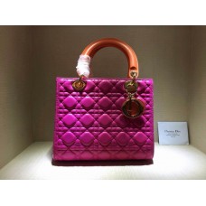 Replica Dior Lady Totes Lambskin Red