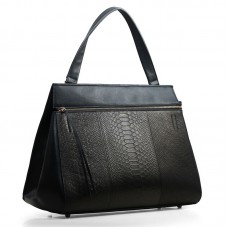 Celine EDGE Original Snake Veins Leather Bag Black 3405