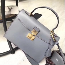 Dior DiorAddict Tote Bag In Light Blue Calfskin