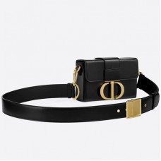 Dior 30 Montaigne Box Bag In Black Lambskin Dior 30 Montaigne Box Bag In Black Lambskin