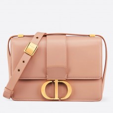 Dior 30 Montaigne Shoulder Bag In Pale Pink Calfskin Dior 30 Montaigne Shoulder Bag In Pale Pink Calfskin