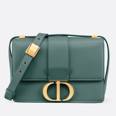 Dior 30 Montaigne Shoulder Bag In Storm Blue Calfskin Dior 30 Montaigne Shoulder Bag In Storm Blue Calfskin