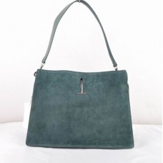 Celine EDGE Suede Leather Bag Green 309 Celine EDGE Suede Leather Bag Green 309