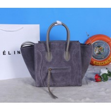 Celine Dark Grey Boston Suede Bags Celine Dark Grey Boston Suede Bags